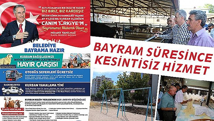 BELEDİYE BAYRAMA HAZIR