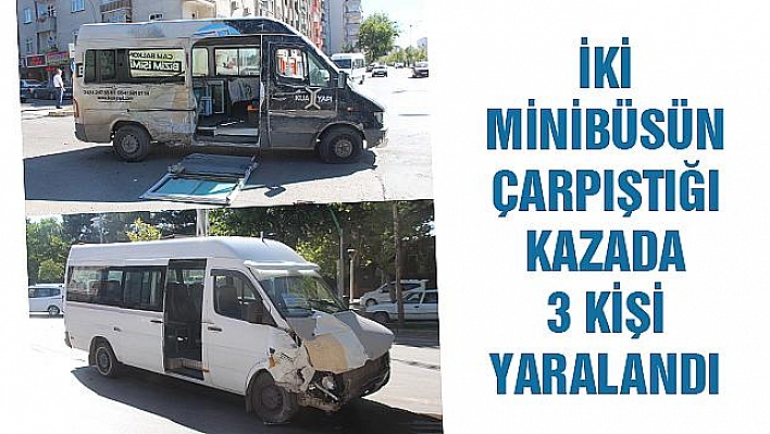 TRAFİK KAZASI: 3 YARALI