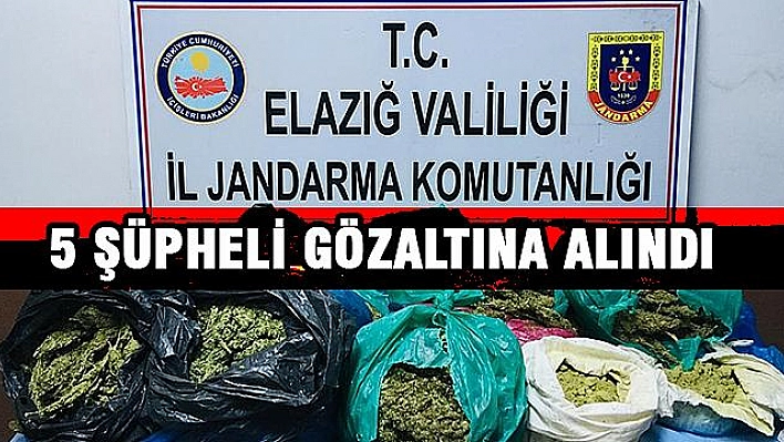 22 KİLO ESRAR ELE GEÇİRİLDİ