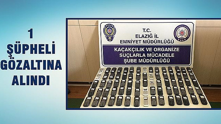 75 ADET KAÇAK TELEFON ELE GEÇİRİLDİ