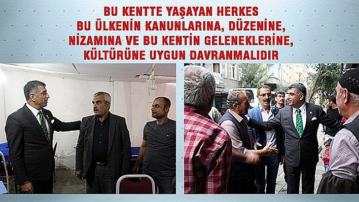 CHP'Lİ EROL SANAYİ MAHALLESİNİ ZİYARET ETTİ