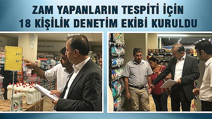 Elazığ'da haksız yere zama karşı 18 kişilik ekip kuruldu  