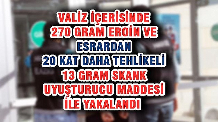 EROİN VE SKANKLA YAKALANAN ŞÜPHELİ TUTUKLANDI