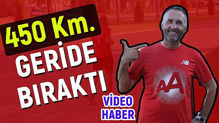 İyilik için koşan adam Elazığ'da!