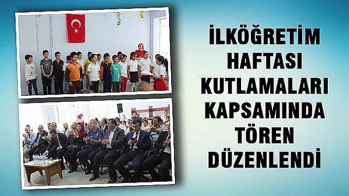 KEBAN'DA İLKÖĞRETİM HAFTASI KUTLANDI