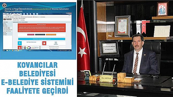 ÖDEMELER E-BELEDİYE İLE ARTIK DAHA KOLAY