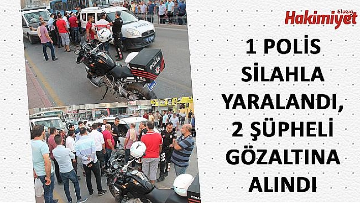 ŞÜPHELİ ARAÇTAKİ ŞAHISLAR KAVGA ÇIKARDI, 1 POLİS YARALANDI