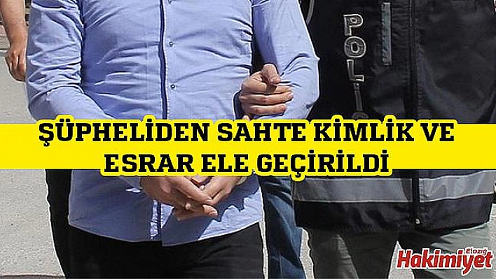 8 YIL 4 AY HAPİS CEZASI OLAN ŞÜPHELİ, KAÇMAK İSTERKEN YAKALANDI