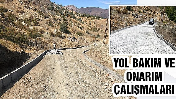 ALACAKAYA BELEDİYESİNDEN YOL BAKIM VE ONARIM ÇALIŞMALARI 