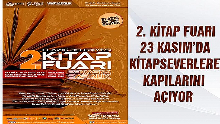 Elazığ 2. Kitap Fuarına Hazırlanıyor