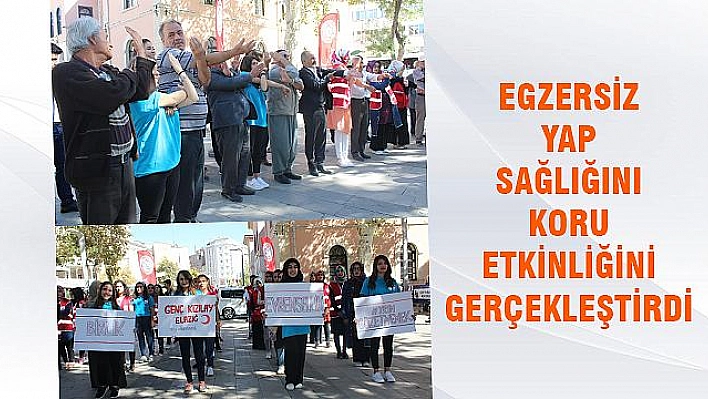 ELAZIĞ'DA GENÇLER İLE YAŞLILAR EGZERSİZ YAPTI