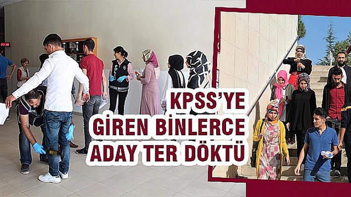 ELAZIĞ'DA KPSS HEYECANI