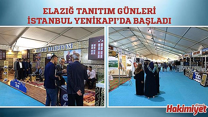 ELAZIĞ TANITIM GÜNLERİ İSTANBUL YENİKAPI'DA BAŞLADI