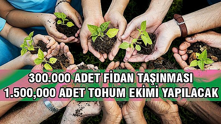 Fidan Üretimi Ve Yüklenmesi Yapılacak