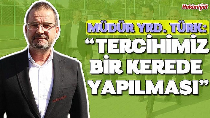 Genel Müdür Yardımcısı Türk, Elazığ'da!