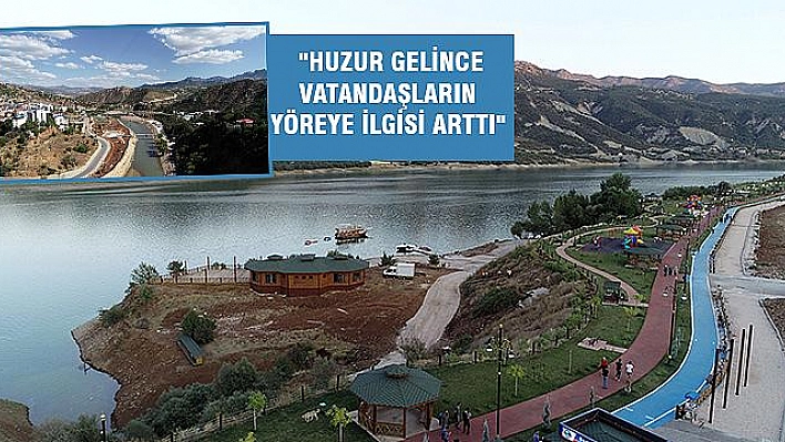 HUZUR GELİNCE YATIRIM DA TURİST DE GELDİ