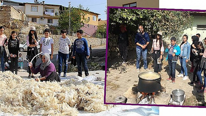 ÖĞRENCİLER, TARİHİ MEKANLARI GEZDİ, KIŞ HAZIRLIKLARINI GÖRDÜ