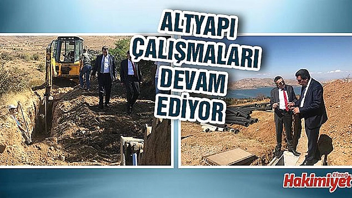 SİVRİCE'DE ÇALIŞMALAR DEVAM EDİYOR