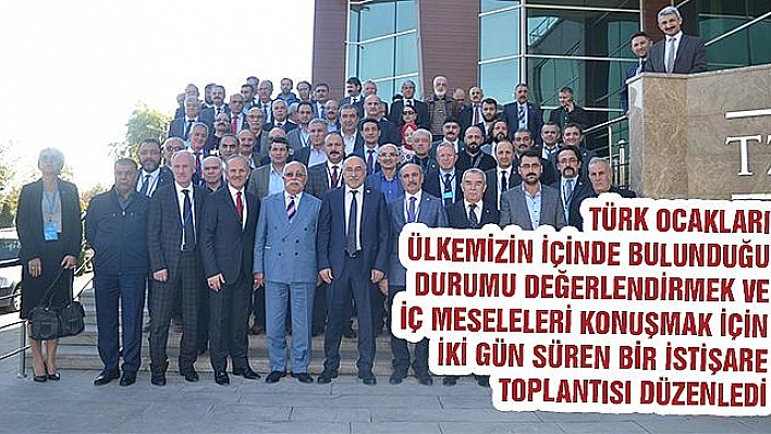 TÜRK OCAKLARI SONUÇ BİLDİRİSİ AÇIKLANDI