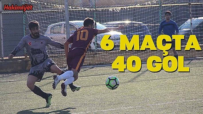 1. Amatör'de gol yağmuru!