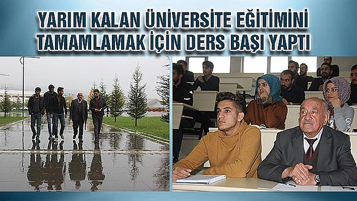 67 YAŞINDA ÜNİVERSİTELİ OLDU