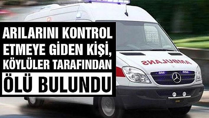 ARILARINA BAKMAYA GİDEN KİŞİ ÖLÜ BULUNDU