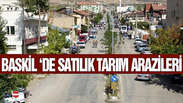 Baskil 'de satılık tarım arazileri