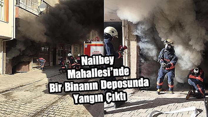 Binanın Deposunda Yangın Çıktı