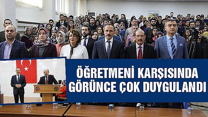 ÖĞRENCİLERDEN REKTÖRE, ÖĞRETMEN SÜRPRİZİ