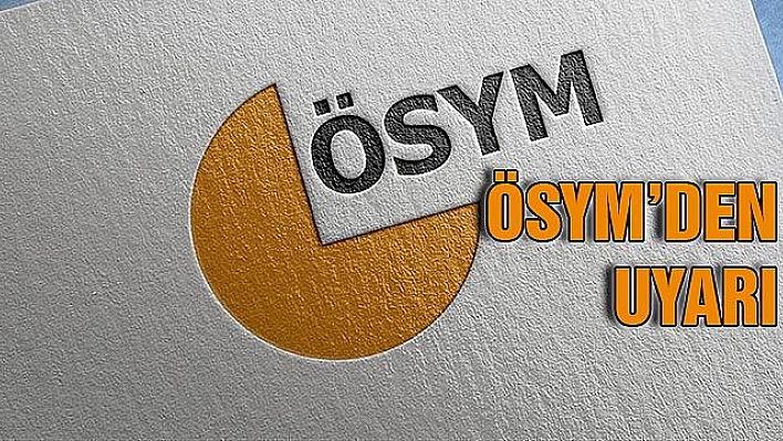 ÖSYM, YDS adaylarını Uyardı