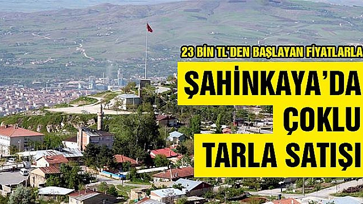 Şahinkaya'da çoklu  tarla satışı