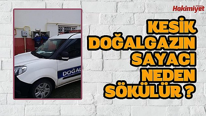 Stadın doğalgaz sayacı söküldü!