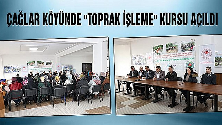 'Toprak İşleme' Kursu Açıldı