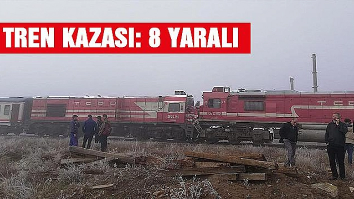 Tren kazası: 8 yaralı