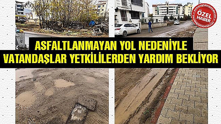 VATANDAŞLAR YETKİLİLERDEN YARDIM BEKLİYOR