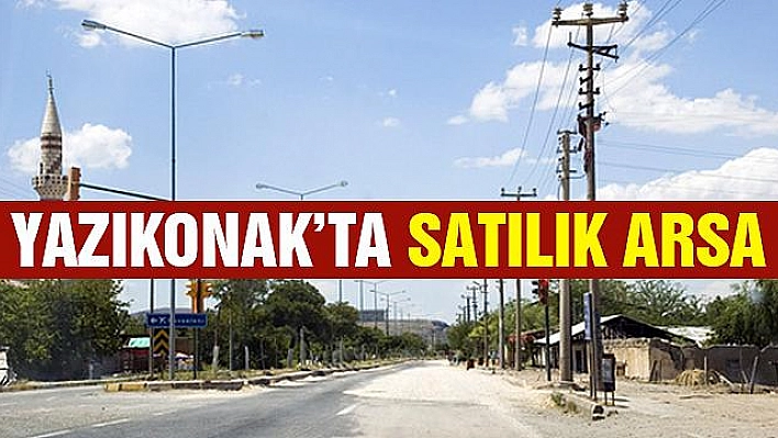 Yazıkonak'ta satılık arsa