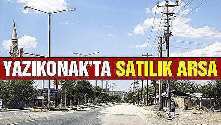 Yazıkonak'ta satılık arsa