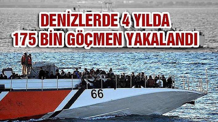 10 yılda yakalanan göçmen sayısı 60 ilin nüfusunu geçti