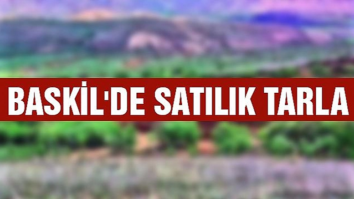 Baskil'de Satılık Tarla