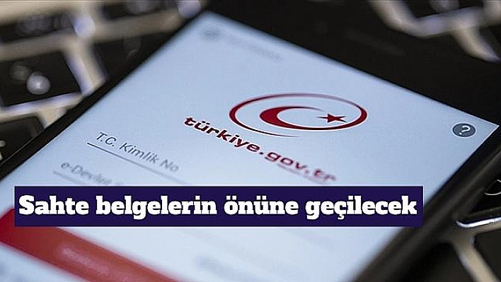 Denklik belgesi işlemleri e-Devlet'te