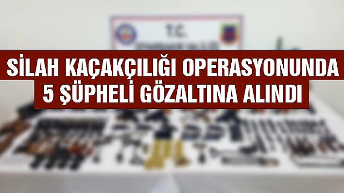 Diyarbakır'da silah kaçakçılığı operasyonu