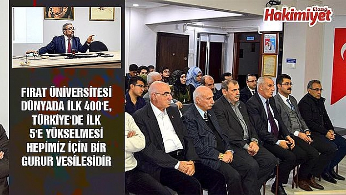 Elazığ'da 'Küreselleşme, Teknoloji ve Eğitimde Yeni Fırsatlar' konferansı