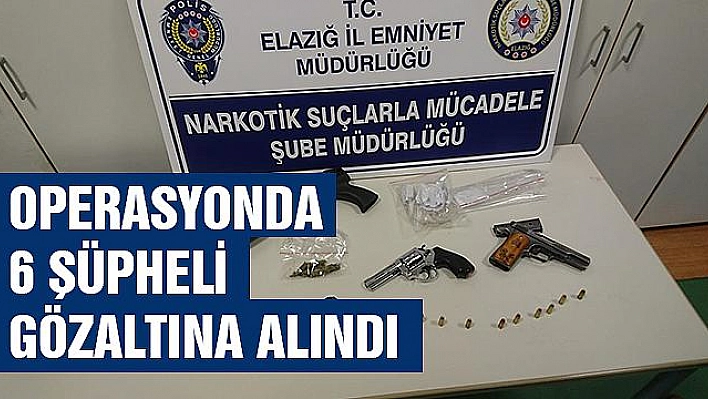 Elazığ'da uyuşturucu operasyonu