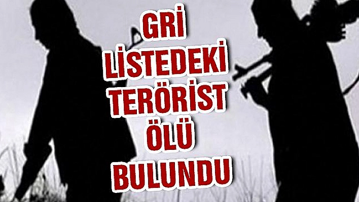 Gri listedeki terörist ölü bulundu