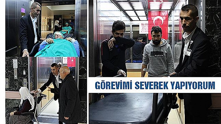 Hayatı asansörde geçiyor, günlük 600 kez inip çıkıyor