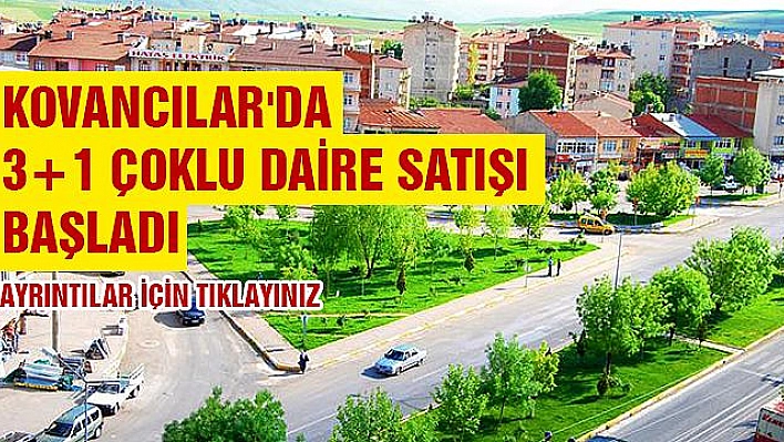 Kovancılar'da 3+1 çoklu daire satışı 