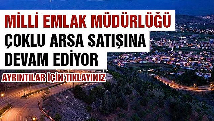 Milli Emlak Müdürlüğü Çoklu Arsa Satışına Devam Ediyor