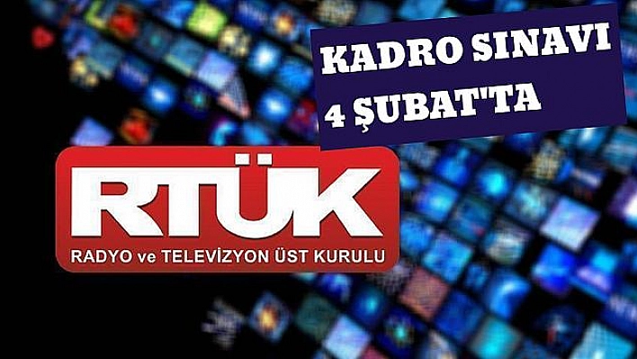 RTÜK'e 60 personel alımı yapılacak