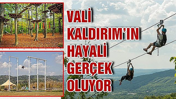 Sivrice'ye Zipline montajı yaptırılacak