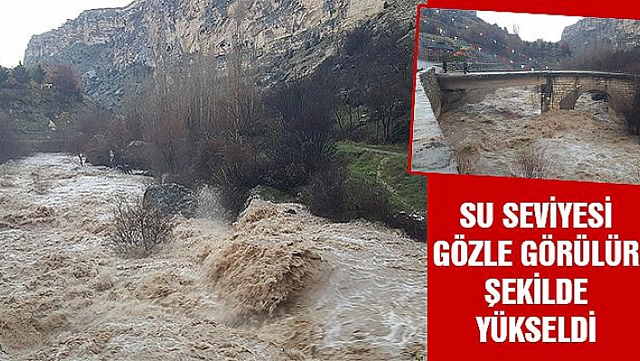 Yağış, Tağar Çayı ve kuruyan dereleri coşturdu